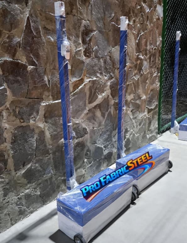 Tiang Net Badminton Portable BWF foto 2