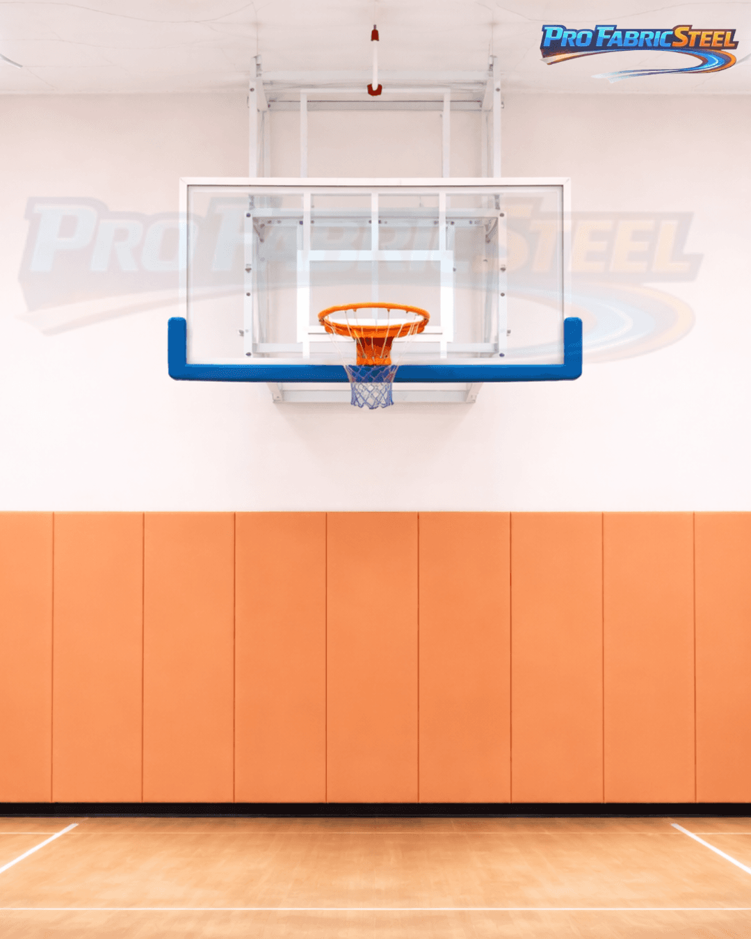 Ring Basket Dinding/tempel Papan Pantul Akrilik Bening 8mm – Ring Basket Tanam 305 cm 2 Per