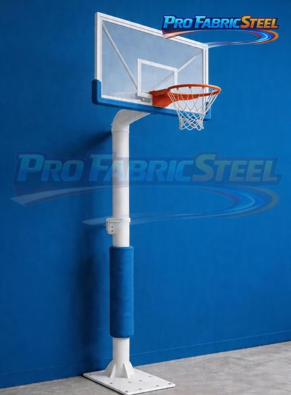 Tiang Ring Basket Tanam Dewasa 6 Inch – Tiang Basket Outdoor Papan Akrilik 180x105 Standar 305 cm