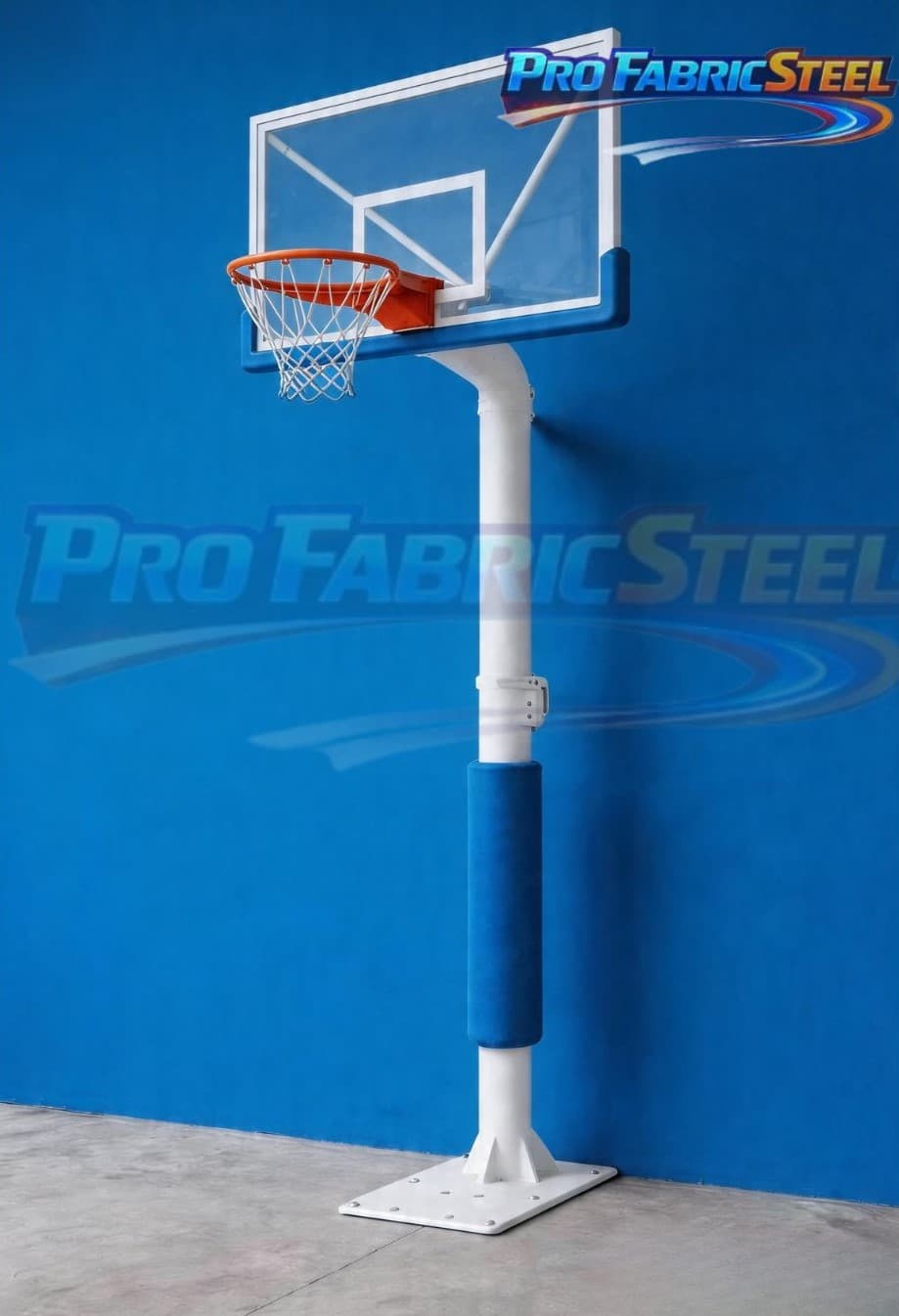 Tiang Ring Basket Tanam Dewasa 6 Inch – Tiang Basket Outdoor Papan Akrilik 180x105 Standar 305 cm foto 2