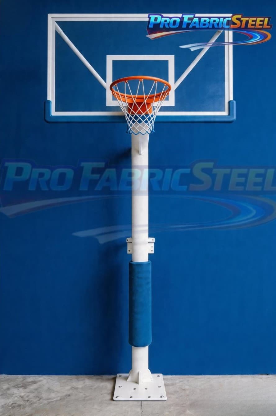 Tiang Ring Basket Tanam Dewasa 6 Inch – Tiang Basket Outdoor Papan Akrilik 180x105 Standar 305 cm foto 3