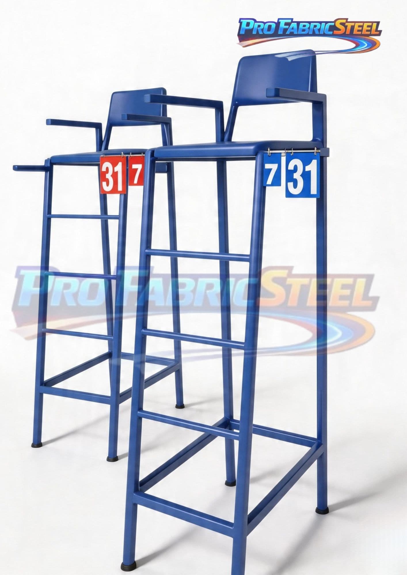 Kursi Wasit Badminton Besi Pipa 1 Inch – Kursi Wasit Lapangan Indoor Outdoor Kokoh