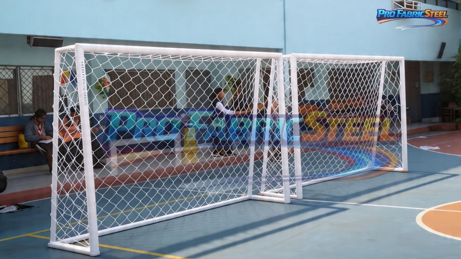 Tiang Gawang Futsal Portable 1 Set 2 Gawang – Gawang Futsal Bongkar Pasang Ukuran 2 x 3 Meter