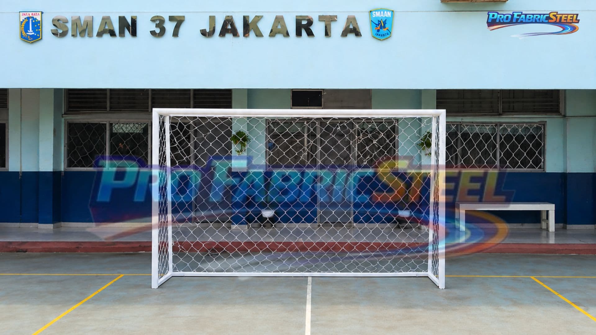 Tiang Gawang Futsal Portable 1 Set 2 Gawang – Gawang Futsal Bongkar Pasang Ukuran 2 x 3 Meter foto 3